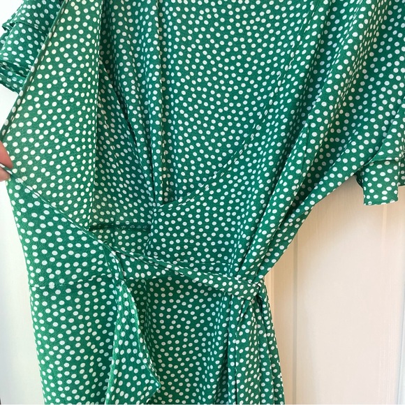 Max Studio green wrap dress - Picture 4 of 7